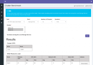 Cluster Benchmark