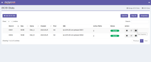 View iSCSI Snapshots